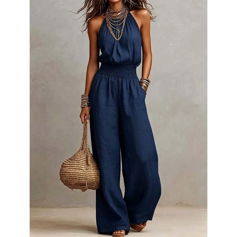 Orleda | Eleganter Einteiler mit Halter-Ausschnitt