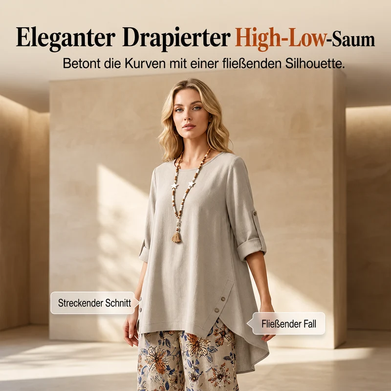 Rovessa | Bequemes Zweiteiler-Set mit weitem Hosenbein