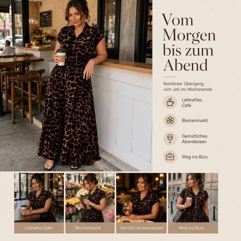 Joralia | Atmungsaktives Maxikleid für stilvolle Kurven