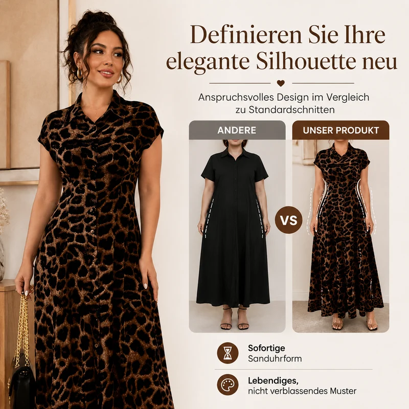 Joralia | Atmungsaktives Maxikleid für stilvolle Kurven