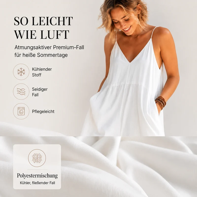 Amarrie | Rückenfreier Damen-Jumpsuit mit feinen Trägern