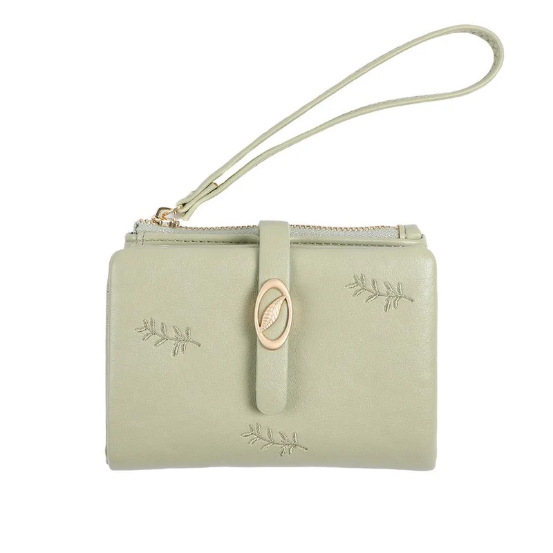 Zip Up Bi-Fold Purse - PRETT43003 / 329 386 - Green