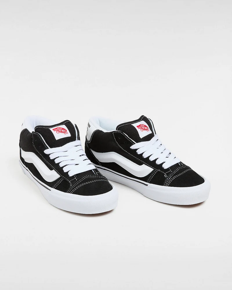 VANS Unisex Knu Mid Trainer – Schwarz / Weiß