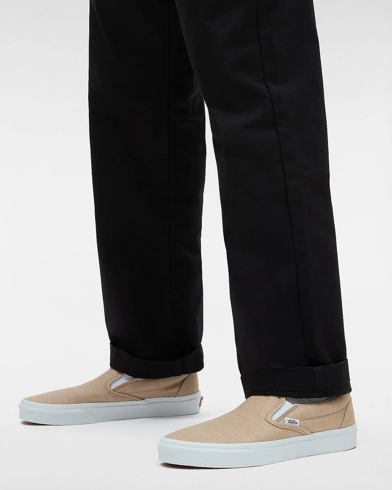 VANS Klassische Unisex-Slip-On-Sneaker – Sommerleinen