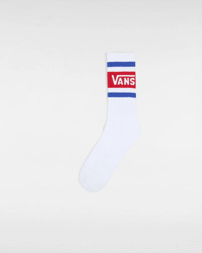 VANS Herren Drop V Crew Socken (1 Paar) – Weiß / Blau