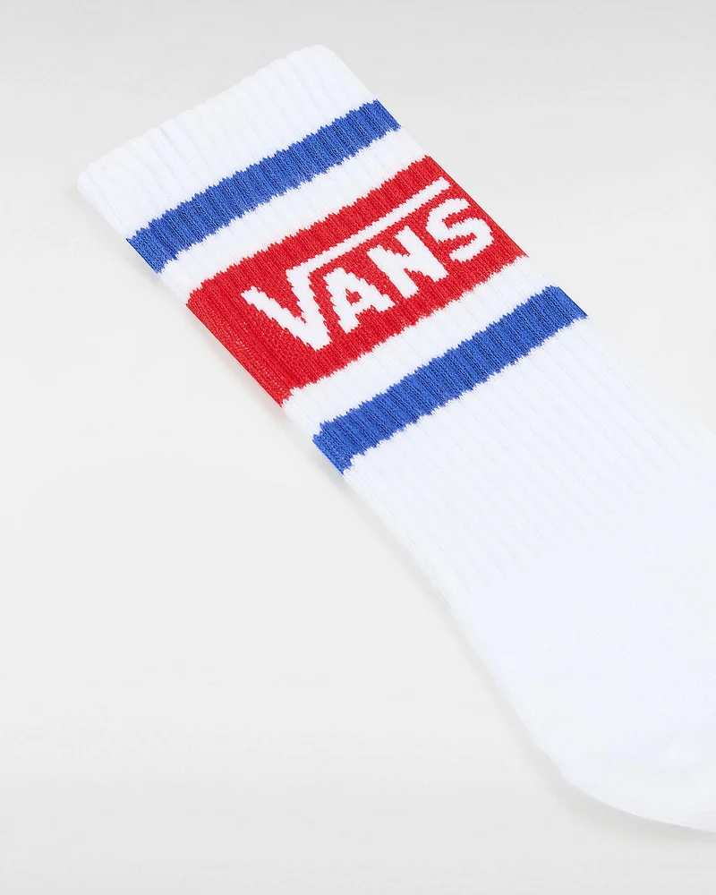 VANS Herren Drop V Crew Socken (1 Paar) – Weiß / Blau