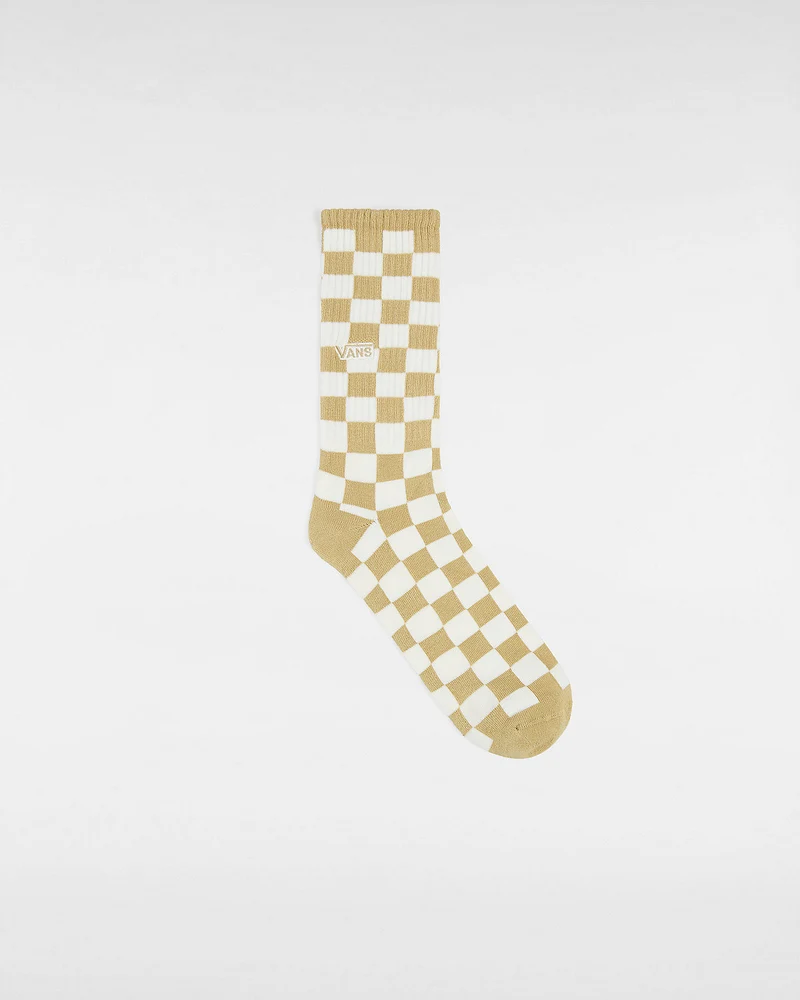VANS Herren-Checkerboard-Crew-Socken (1 Paar) – Antilopenbraun