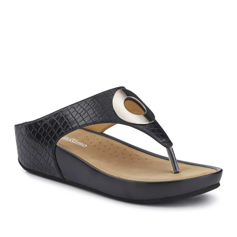Metallic Toe Post Sandals - BELBAIZH29037 / 315 770