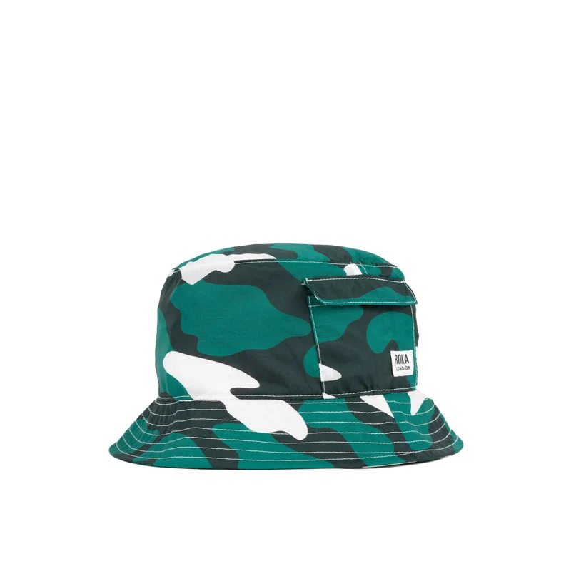 ROKA Bedford-Mütze aus recyceltem Ripstop – Urban Camo