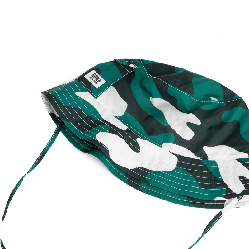 ROKA Bedford-Mütze aus recyceltem Ripstop – Urban Camo