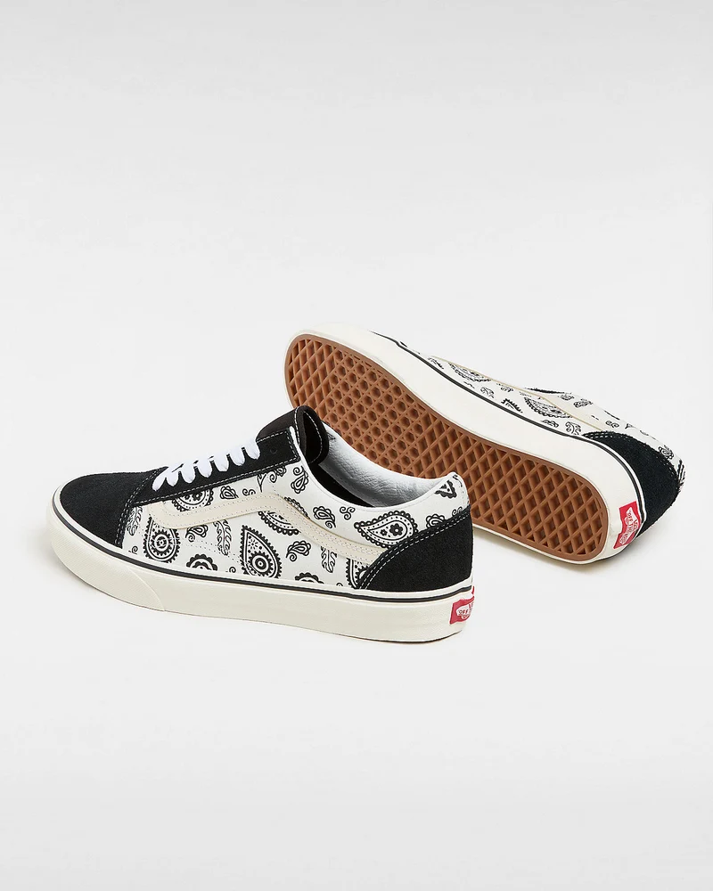 VANS Unisex Old Skool Primavera Paisley Trainer – Marshmallow