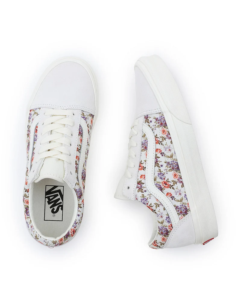 VANS Unisex Old Skool Vintage Floral Trainer – Marshmallow
