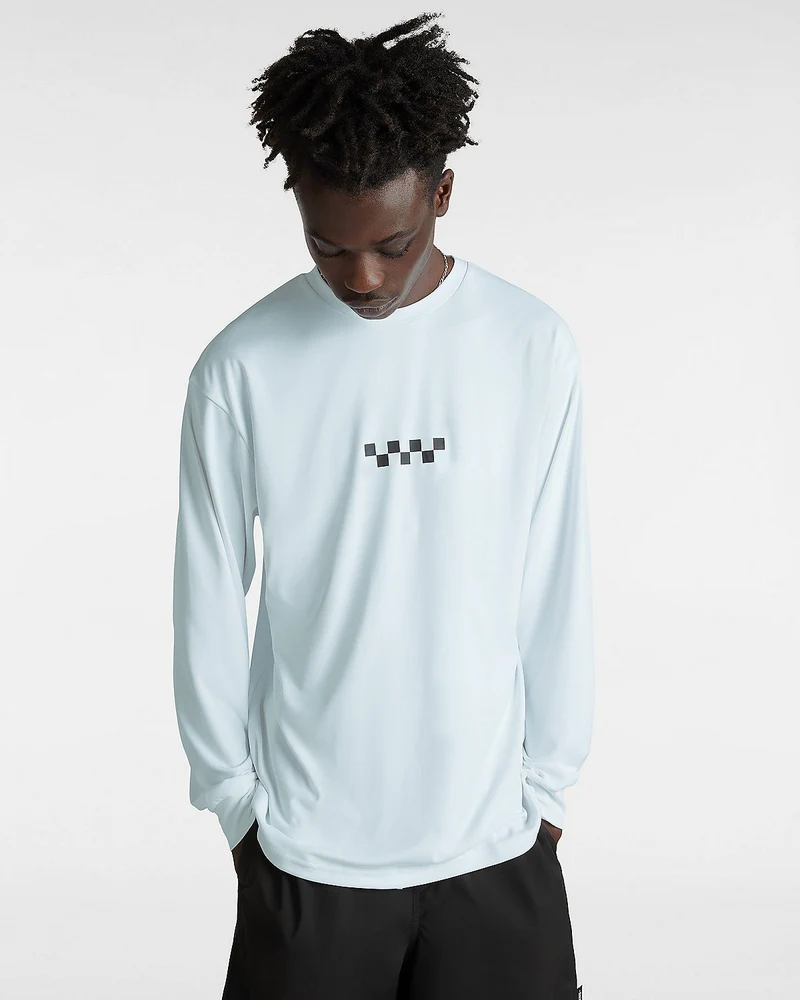 VANS Herren Surfshirt Langarm-T-Shirt – Weiß