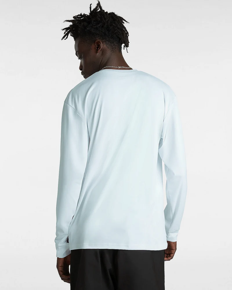 VANS Herren Surfshirt Langarm-T-Shirt – Weiß