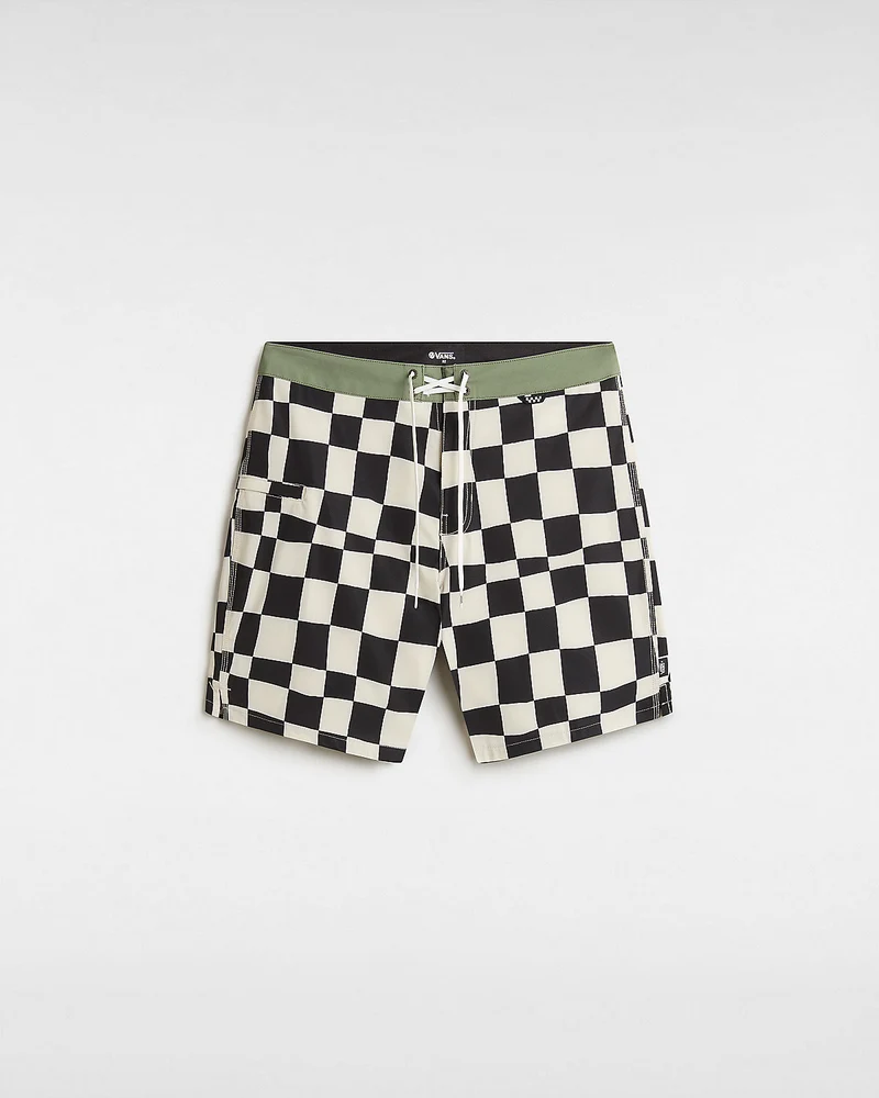 VANS Herren The Daily Check 17" Boardshorts – Haferflocken