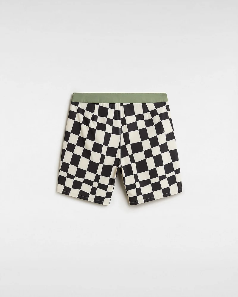 VANS Herren The Daily Check 17" Boardshorts – Haferflocken