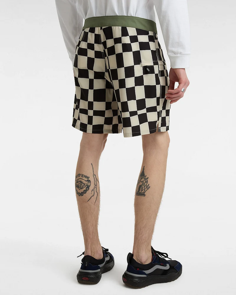 VANS Herren The Daily Check 17" Boardshorts – Haferflocken