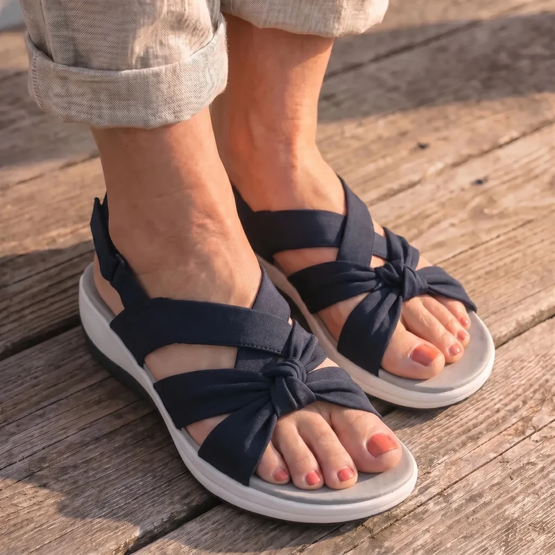 Roasie | Orthopädische Komfortsandalen mit Stoffriemen