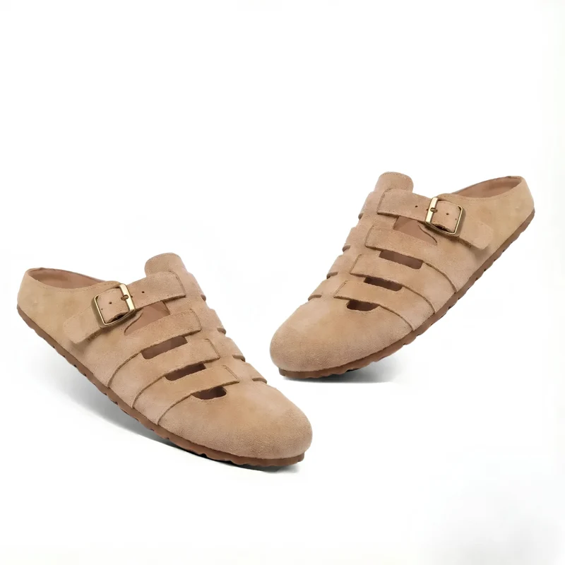 Cianelle | Komfortable Damen-Mules mit verstellbarer Schnalle