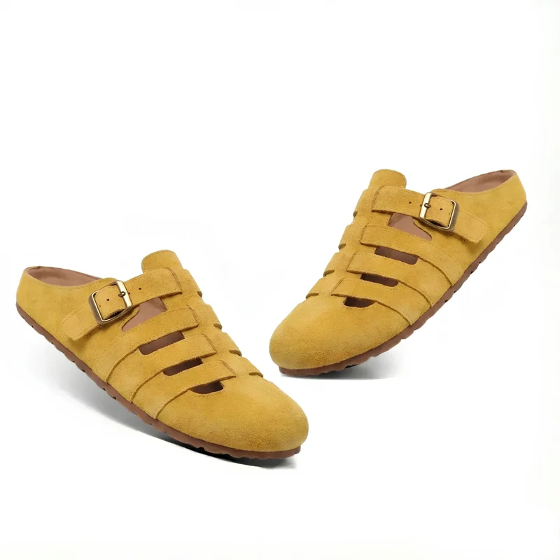Cianelle | Komfortable Damen-Mules mit verstellbarer Schnalle