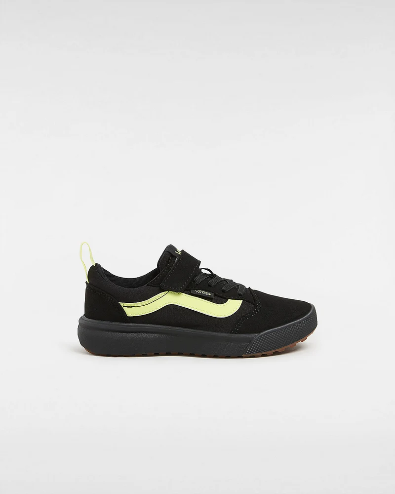 VANS UltraRange 66-Turnschuhe für Kinder – Schwarz / Limette