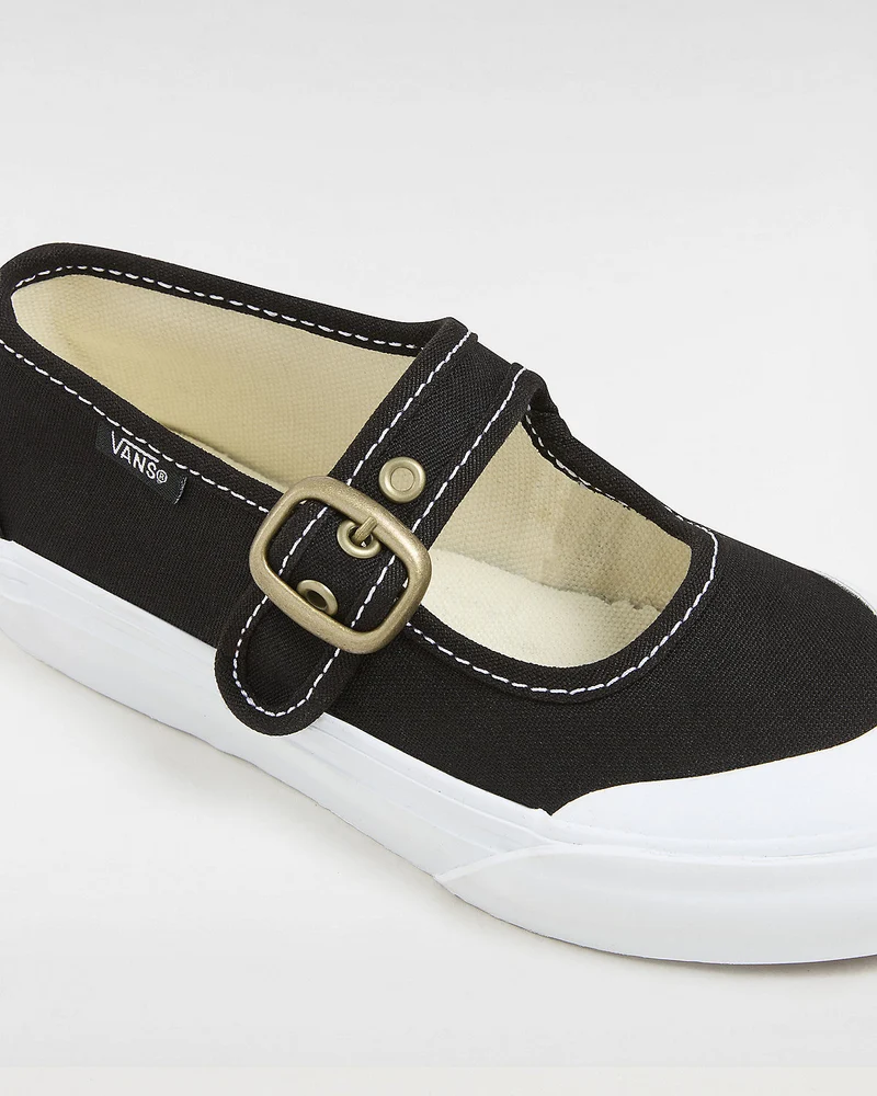 VANS Kinder-Mary-Jane-Sneaker – Schwarz/Weiß