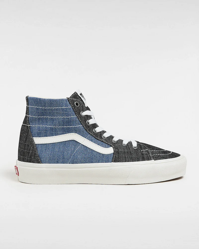 VANS Unisex Sk8-Hi Tapered Threaded Denim-Sneaker – Schwarz