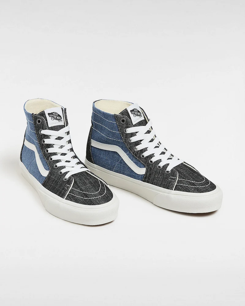 VANS Unisex Sk8-Hi Tapered Threaded Denim-Sneaker – Schwarz