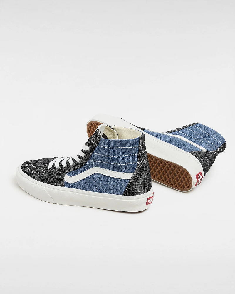 VANS Unisex Sk8-Hi Tapered Threaded Denim-Sneaker – Schwarz
