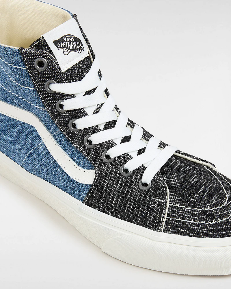 VANS Unisex Sk8-Hi Tapered Threaded Denim-Sneaker – Schwarz