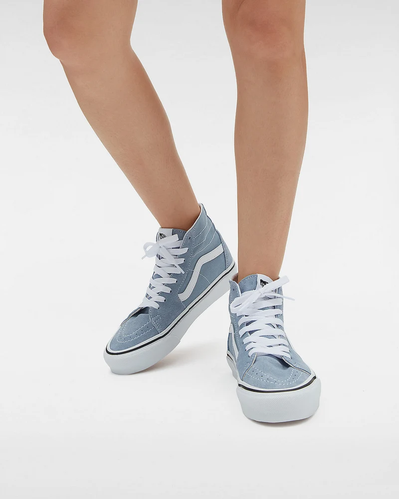 VANS Unisex-Sneaker Sk8-Hi Tapered Color Theory – Dusty Blue