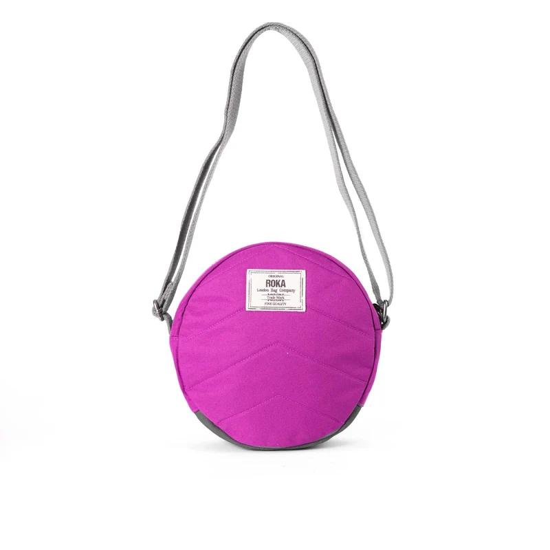 ROKA Paddington B Violet Kleine Tasche aus recyceltem Canvas