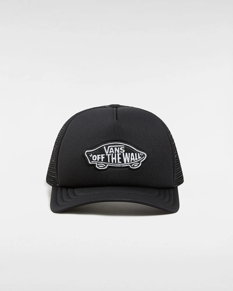VANS Kids Classic Patch Curved Bill Trucker-Mütze – Schwarz