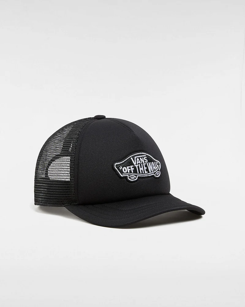 VANS Kids Classic Patch Curved Bill Trucker-Mütze – Schwarz