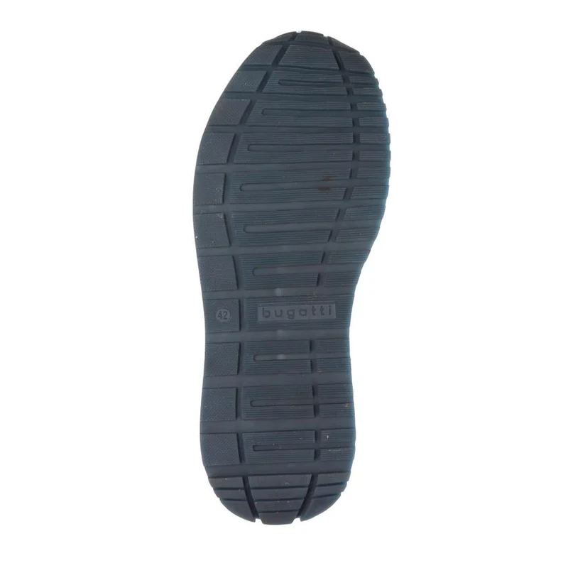 Casual Leather Lace-Up Shoes - BUG40523 / 326 009 - Navy