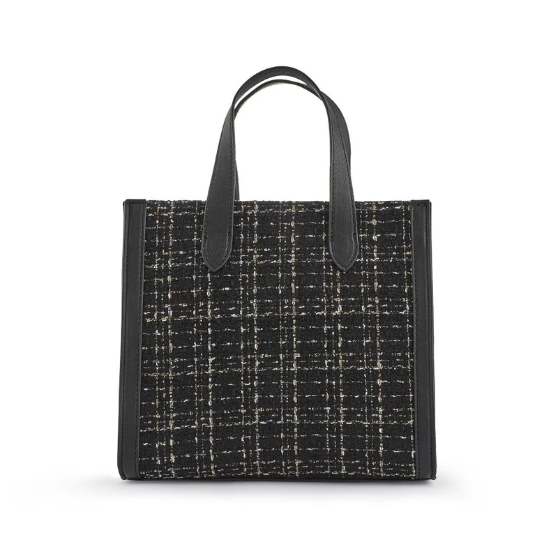 Floral Tote Bag - RIM38025 / 324 679 - Black Tweed