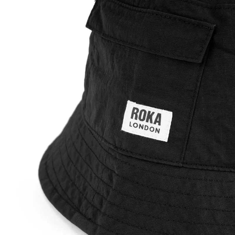 ROKA Bedford Hut aus recyceltem Nylon - Schwarz