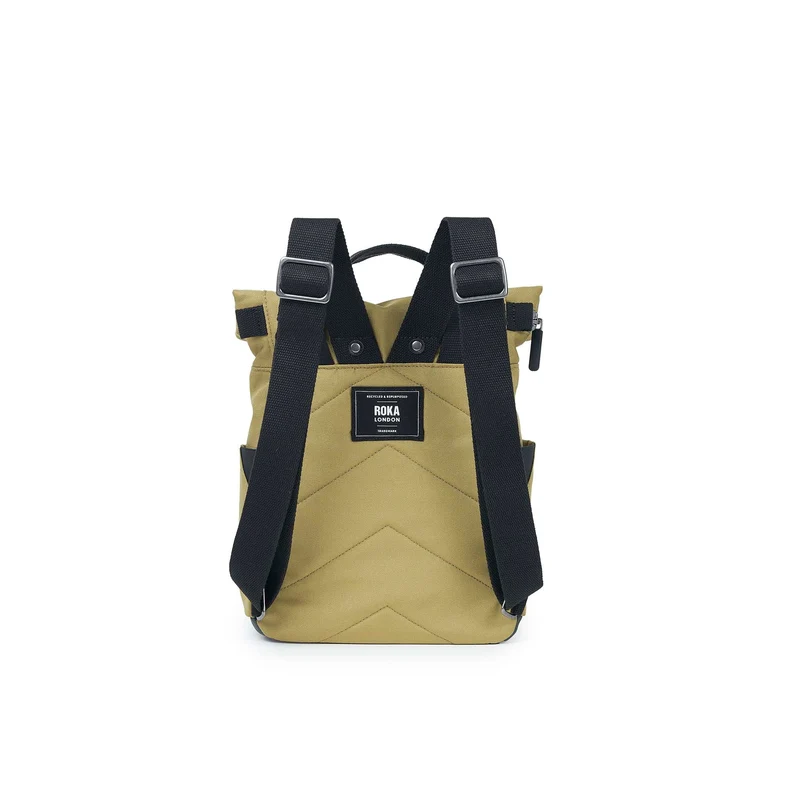 ROKA Black Label Canfield Kleine Tasche aus recyceltem Canvas, Khaki, B