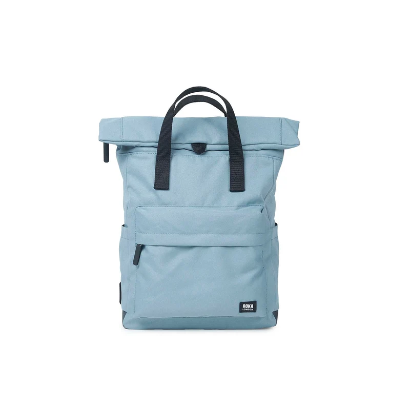 ROKA Black Label Canfield B London Fog Medium Tasche aus recyceltem Canvas