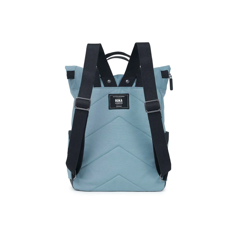 ROKA Black Label Canfield B London Fog Medium Tasche aus recyceltem Canvas