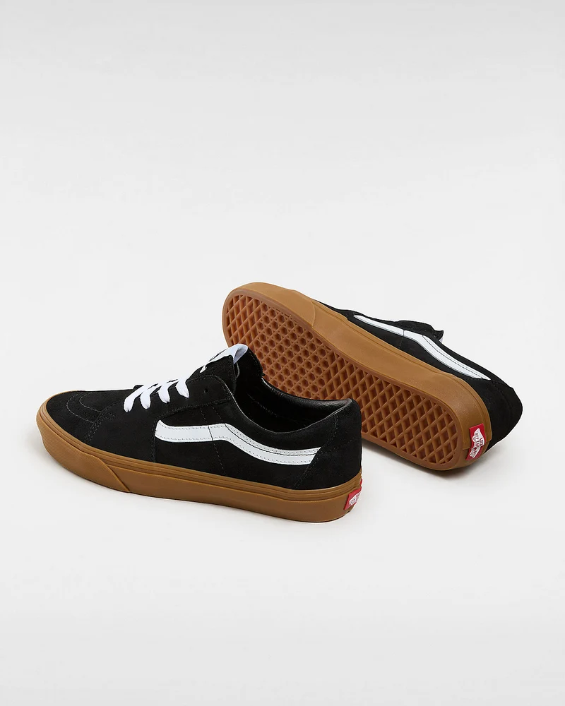 VANS Unisex Sk8-Low-Trainer – Schwarz/Gummi