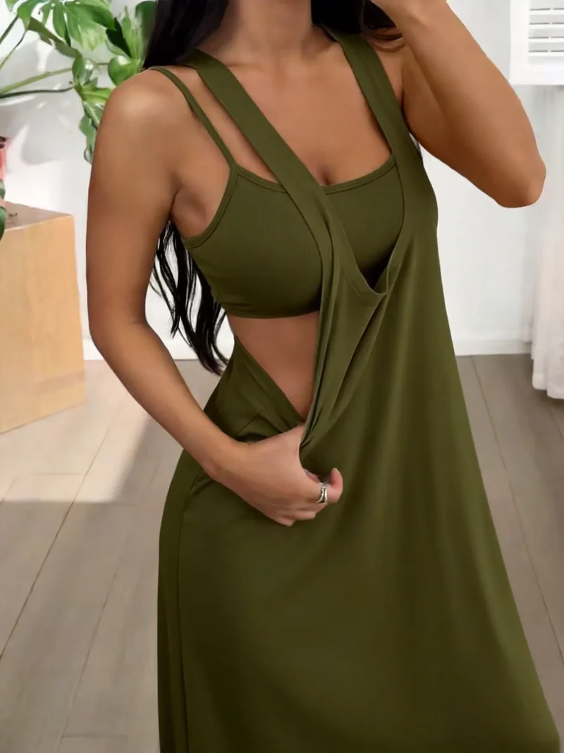 Laronie | Zweiteiler-Kleid mit sportlichem Tanktop-Design