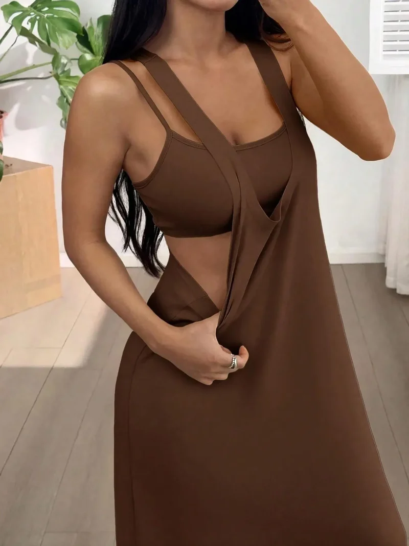 Laronie | Zweiteiler-Kleid mit sportlichem Tanktop-Design