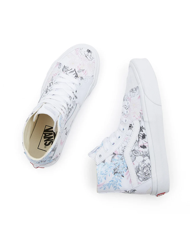 VANS Unisex-Sneaker Sk8-Hi Tapered Whimsy Floral – True White