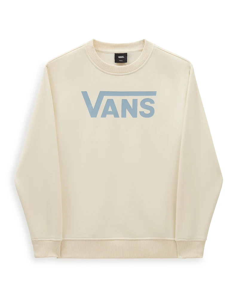 VANS Klassisches Damen-Sweatshirt mit V-Ausschnitt und Rundhalsausschnitt – Turteltaube