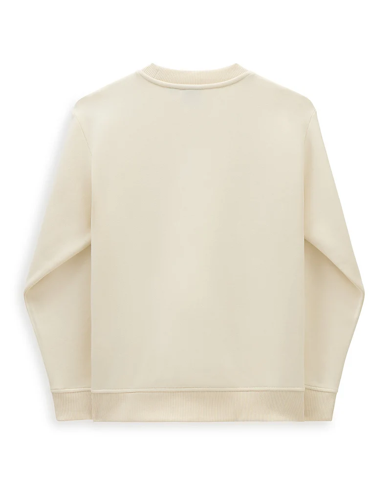 VANS Klassisches Damen-Sweatshirt mit V-Ausschnitt und Rundhalsausschnitt – Turteltaube
