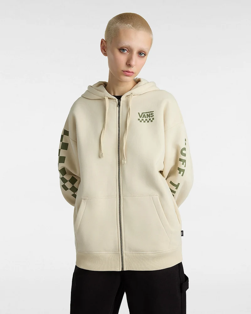 VANS Extra lustiger übergroßer Damen-Hoodie – Haferflocken