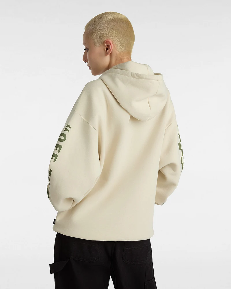 VANS Extra lustiger übergroßer Damen-Hoodie – Haferflocken