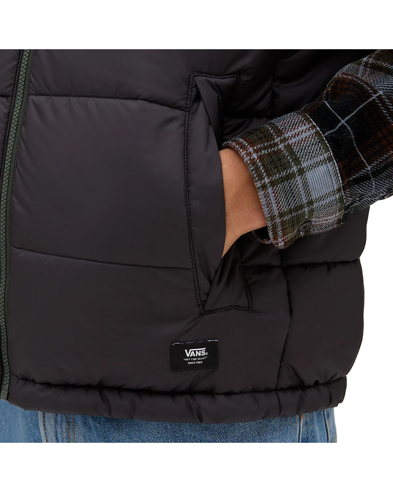 VANS Herren Norris MTE-1 Weste – Schwarz / Deep Forest