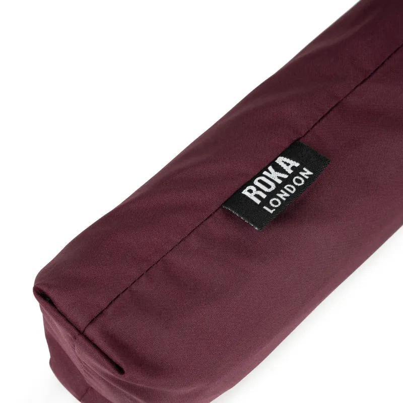 ROKA Regenschirm aus recyceltem Nylon „Waterloo“ in Pflaume/Cranberry